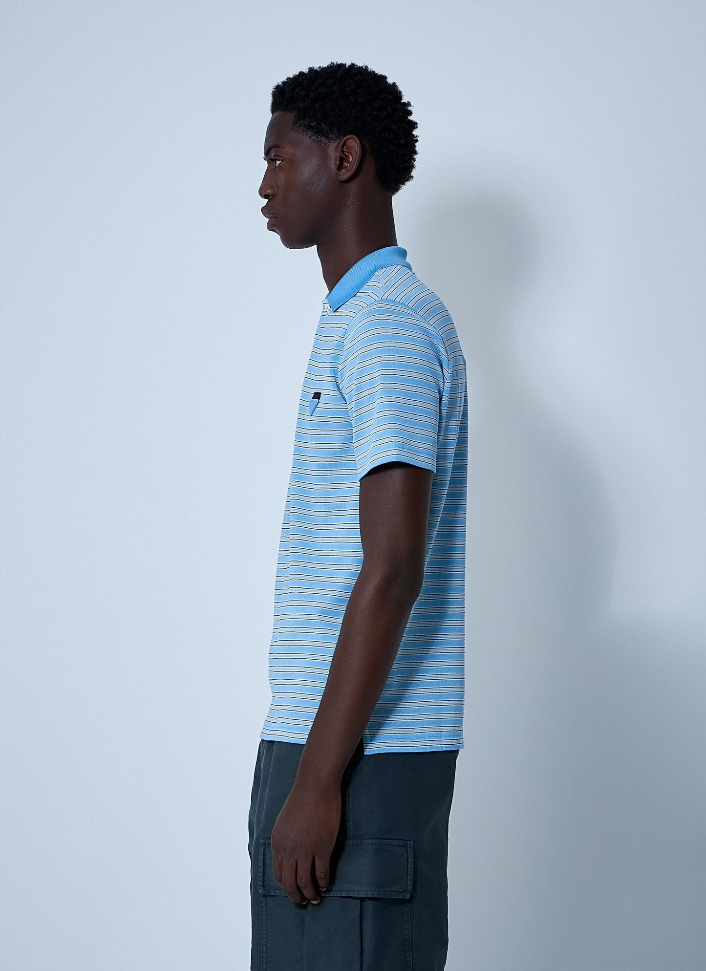 Prada Men Logo Motif Polo Shirt