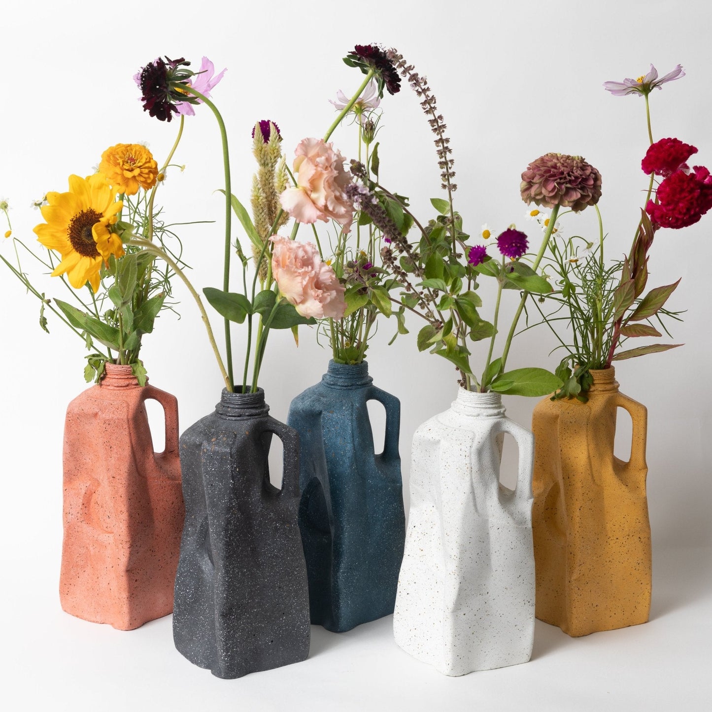 Milk Jug Vase | Black Terrazzo