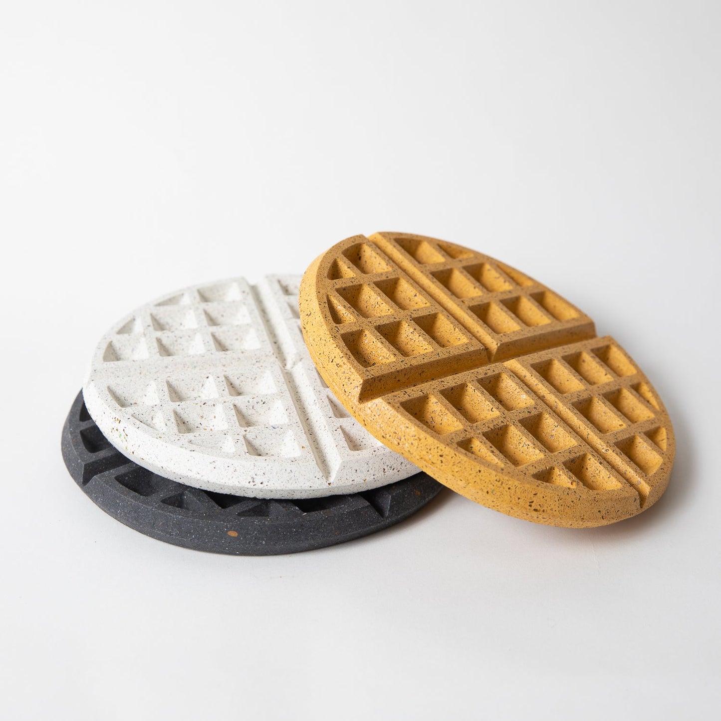 Waffle Trivet | Black Terrazzo
