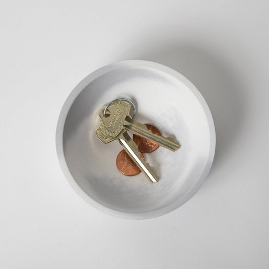 4" Catch-All | Grey & White