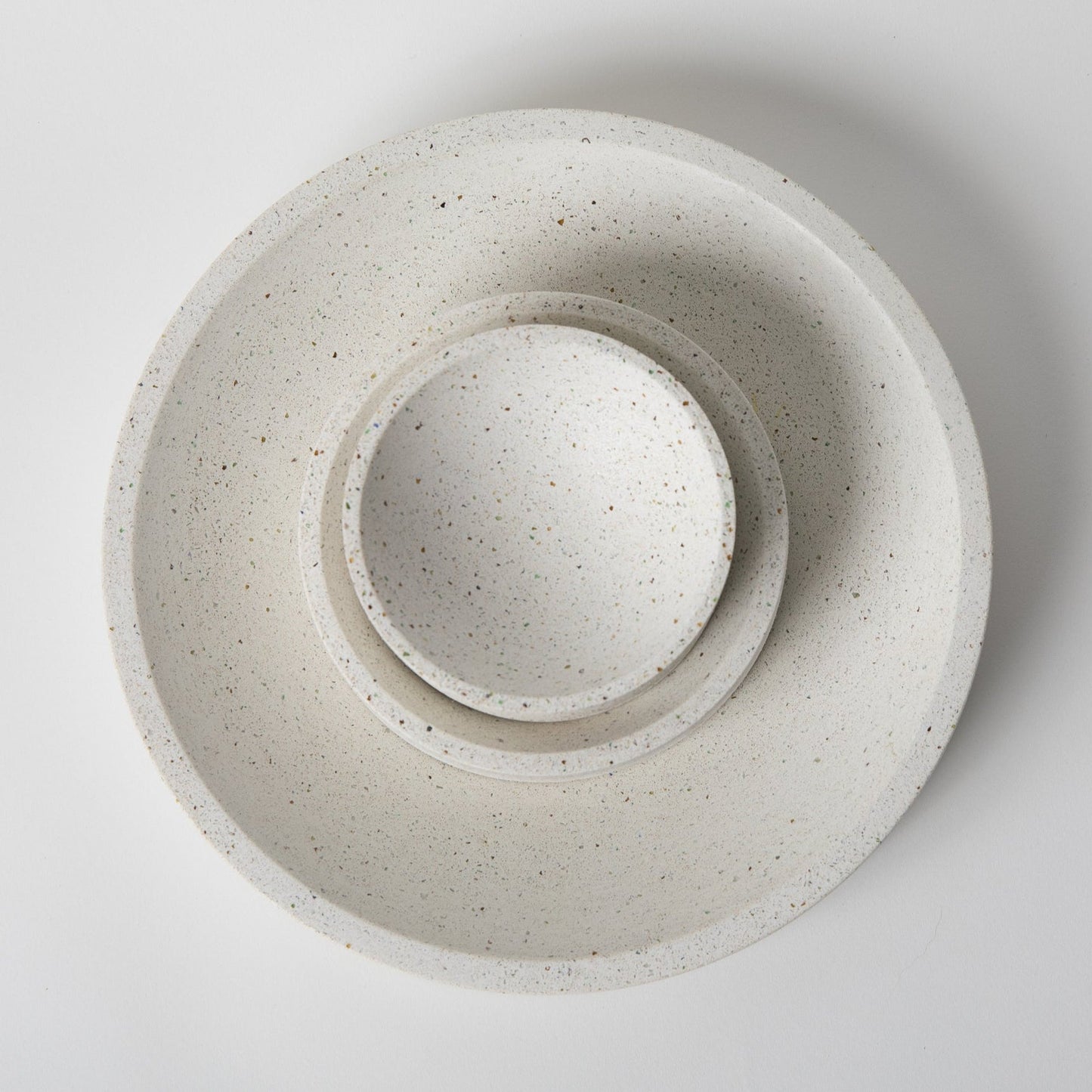 5" Catch-All | White Terrazzo