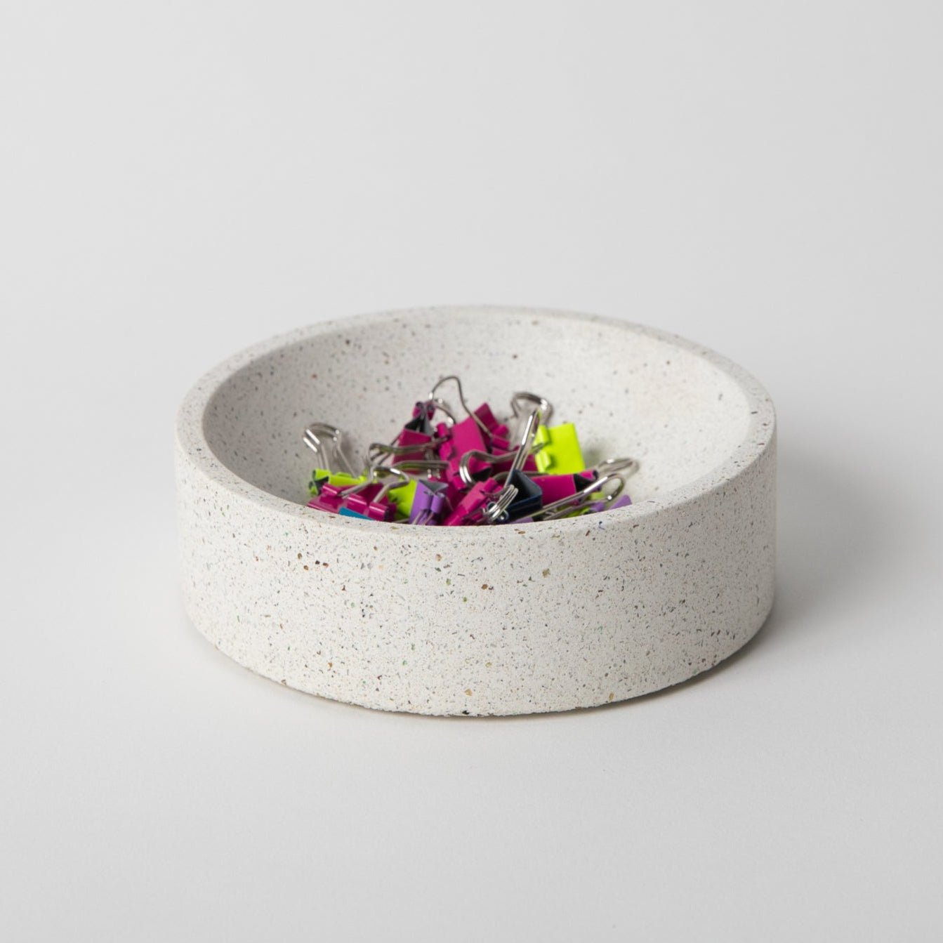 5" Catch-All | White Terrazzo