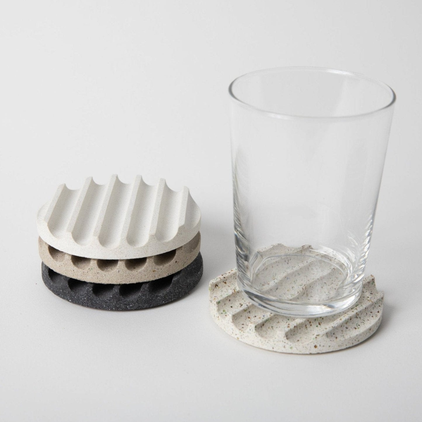Coaster Set | Terrazzo Grey Scale