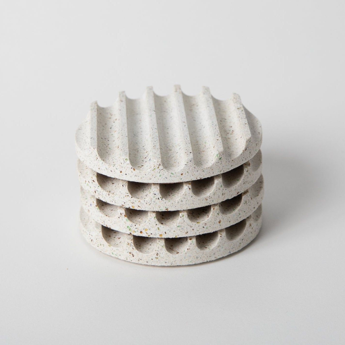 Coaster Set | White Terrazzo