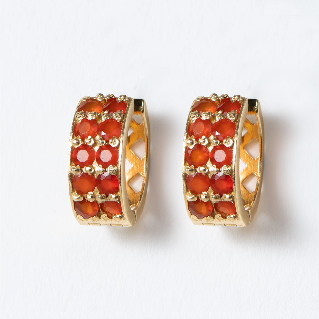 Prism - Carnelian Horseshoe Coin Equestrian Bracelet