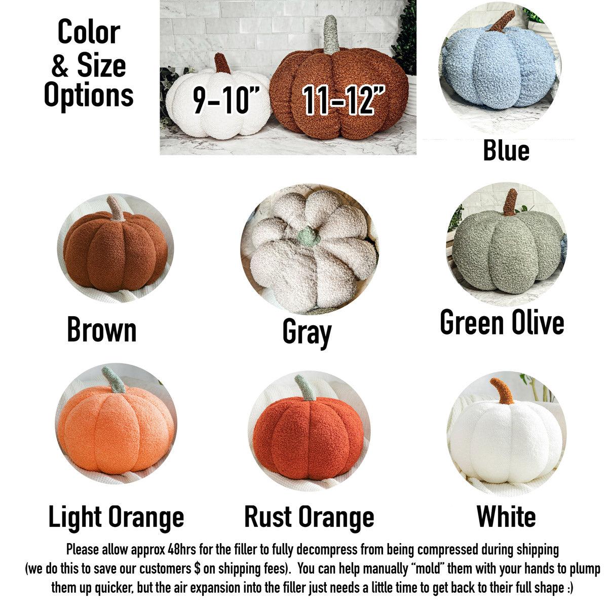 Blair Plush Velvet Pumpkin