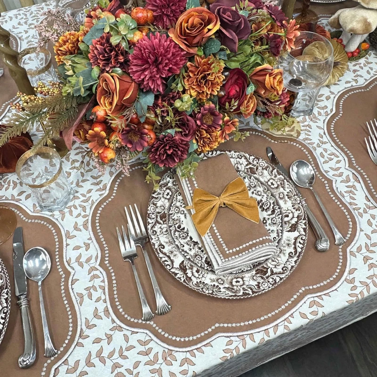 The Charlotte Placemat - Light Cocoa (Set of 4)