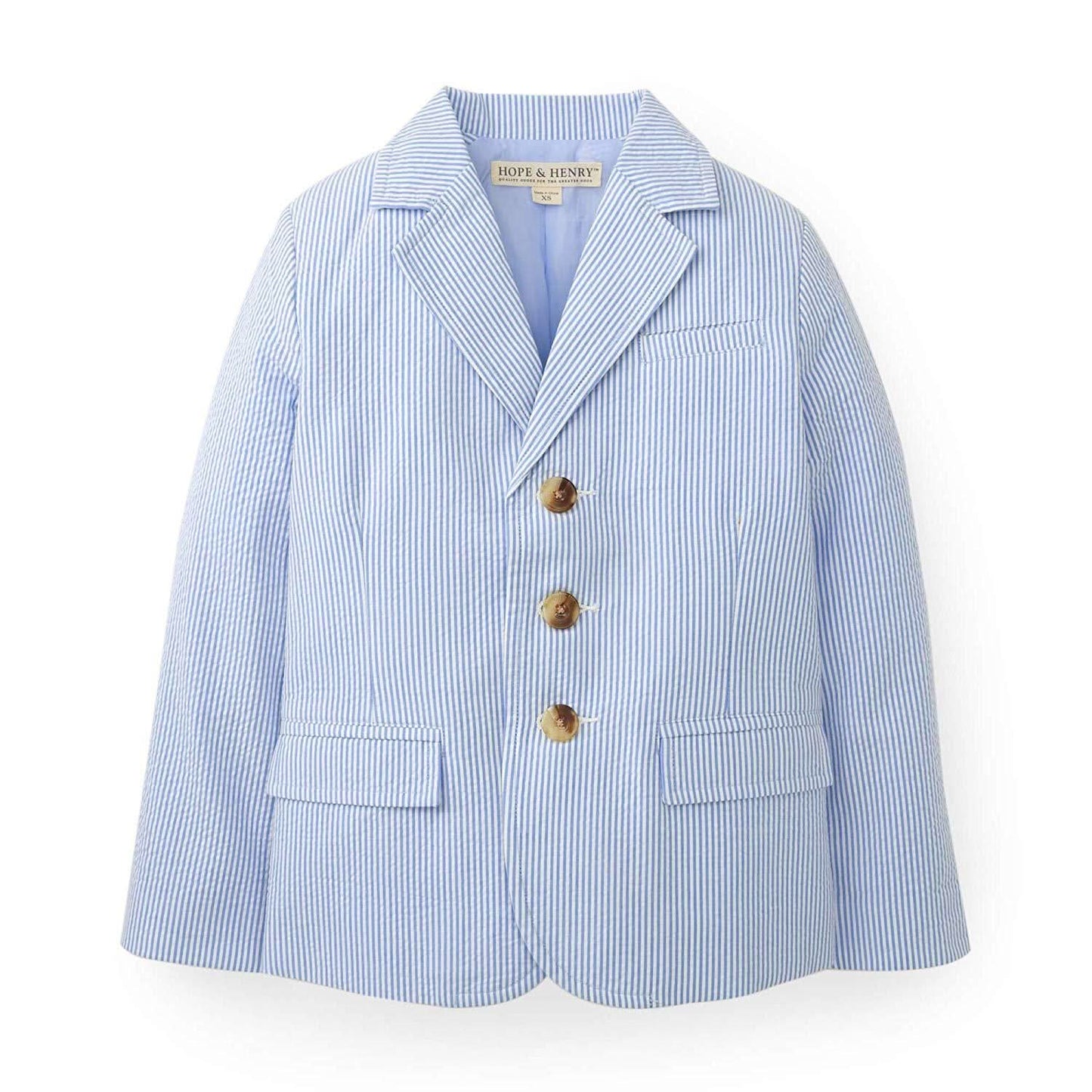 Organic Seersucker Suit Jacket
