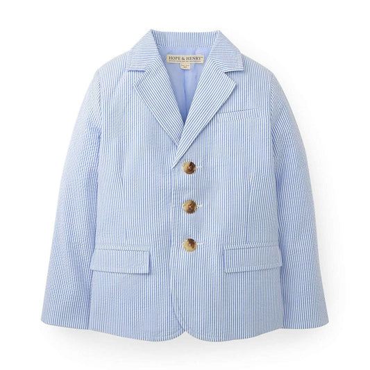 Organic Seersucker Suit Jacket