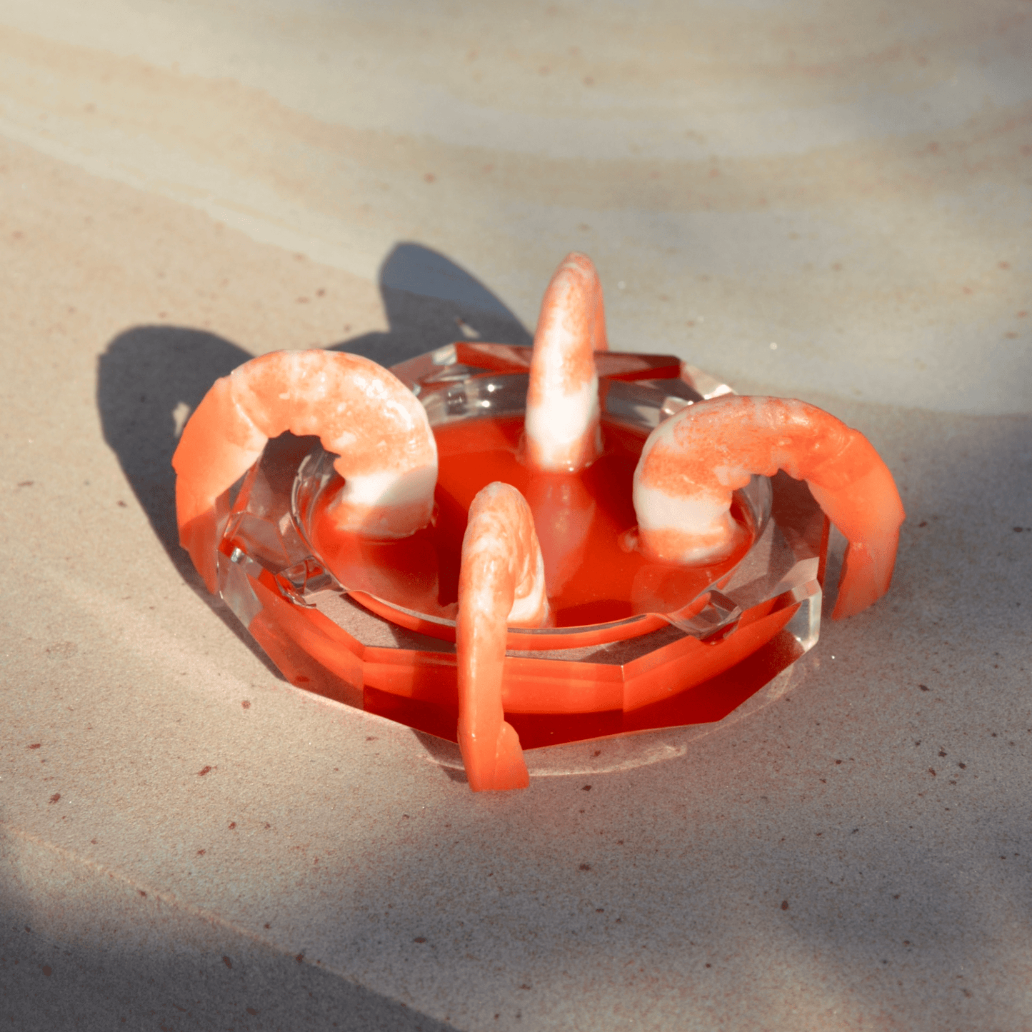 SHRIMP COCKTAIL ASHTRAY
