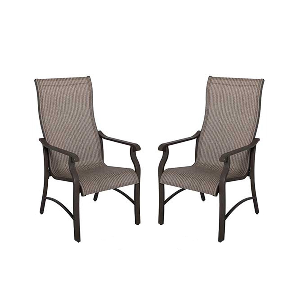 The Trevi Textilene Outdoor Dining Chair - Set of Two