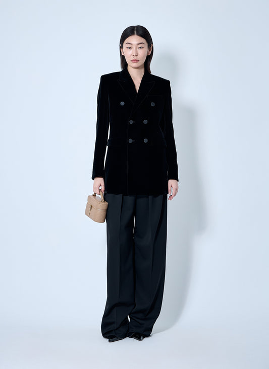 Saint Laurent Women Velvet Blazer