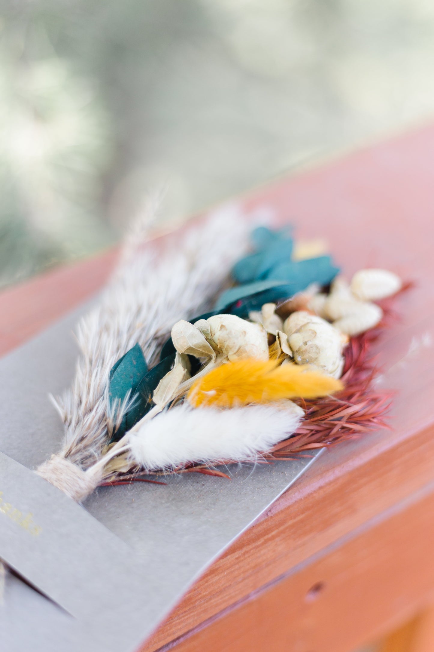 Congrats Mini Bouquet Card | Dried Flowers Greeting Card