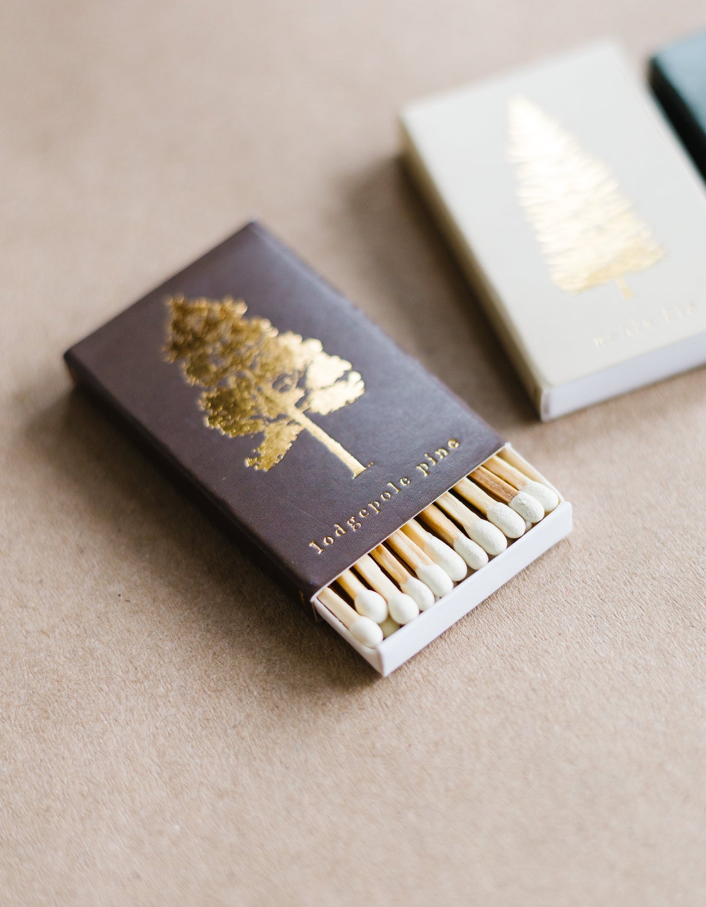 Lodgepole Pine Tree Matchbox