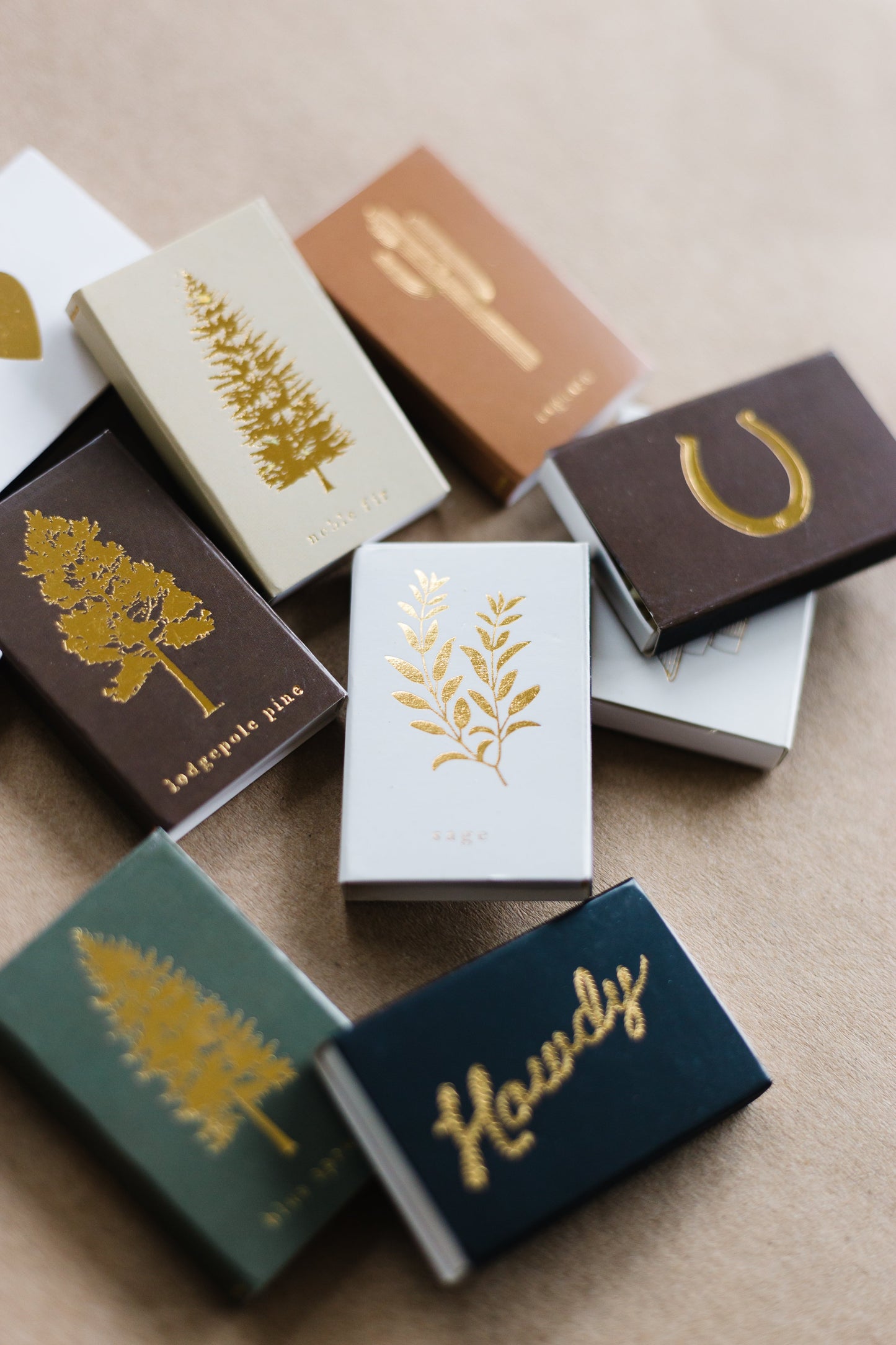 Blue Spruce Tree Matchbox