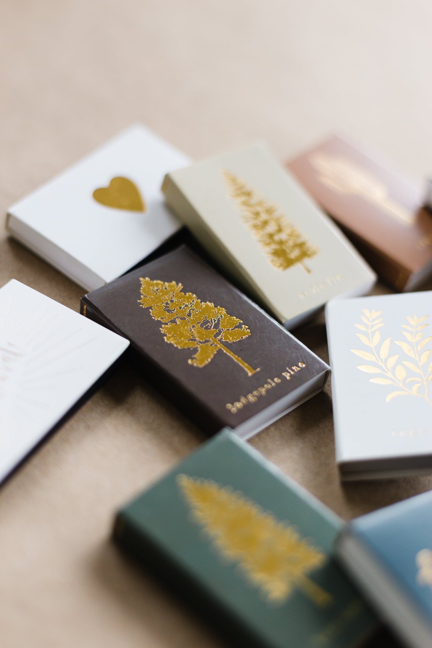 Blue Spruce Tree Matchbox