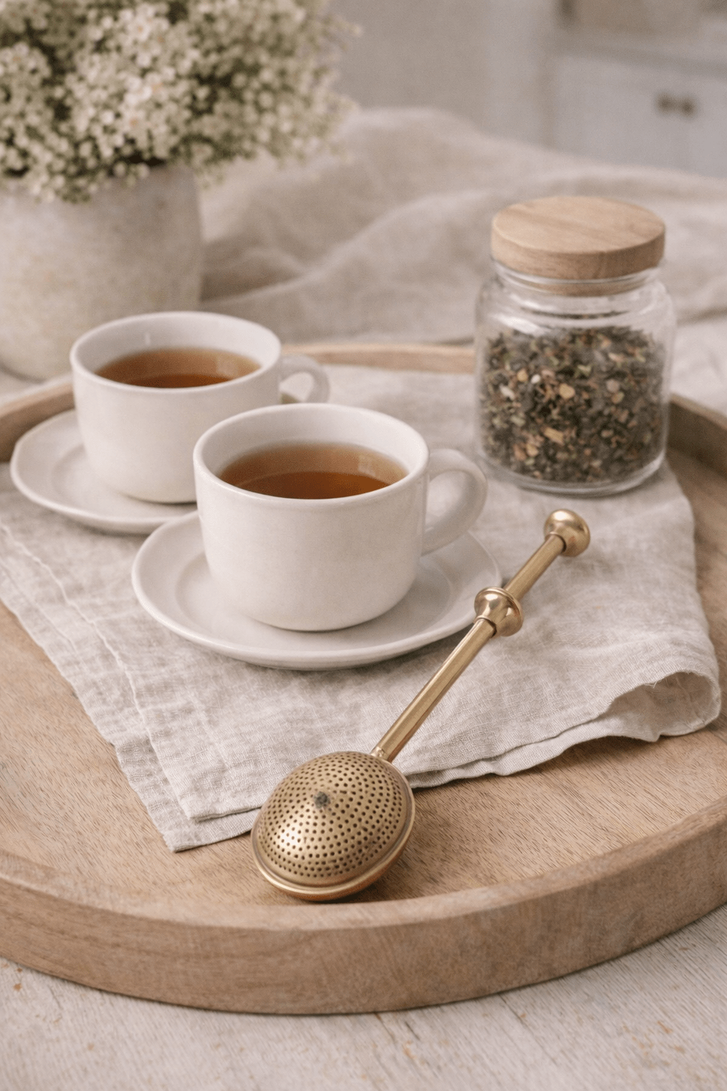 The Belmont Stainless Steel Artisanal Egg Tea Infuser