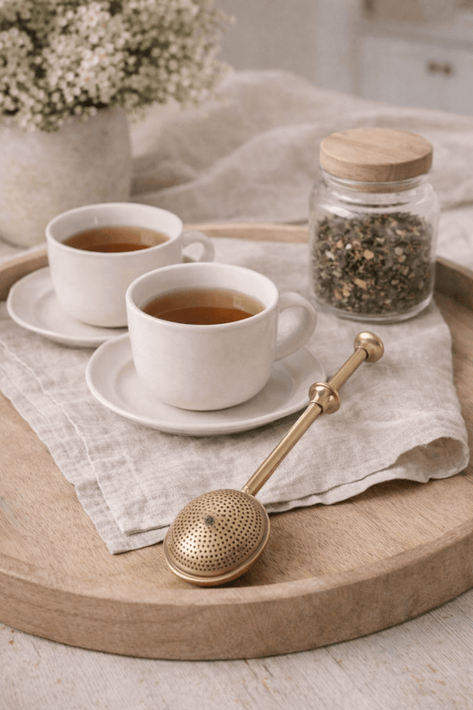 The Belmont Stainless Steel Artisanal Egg Tea Infuser