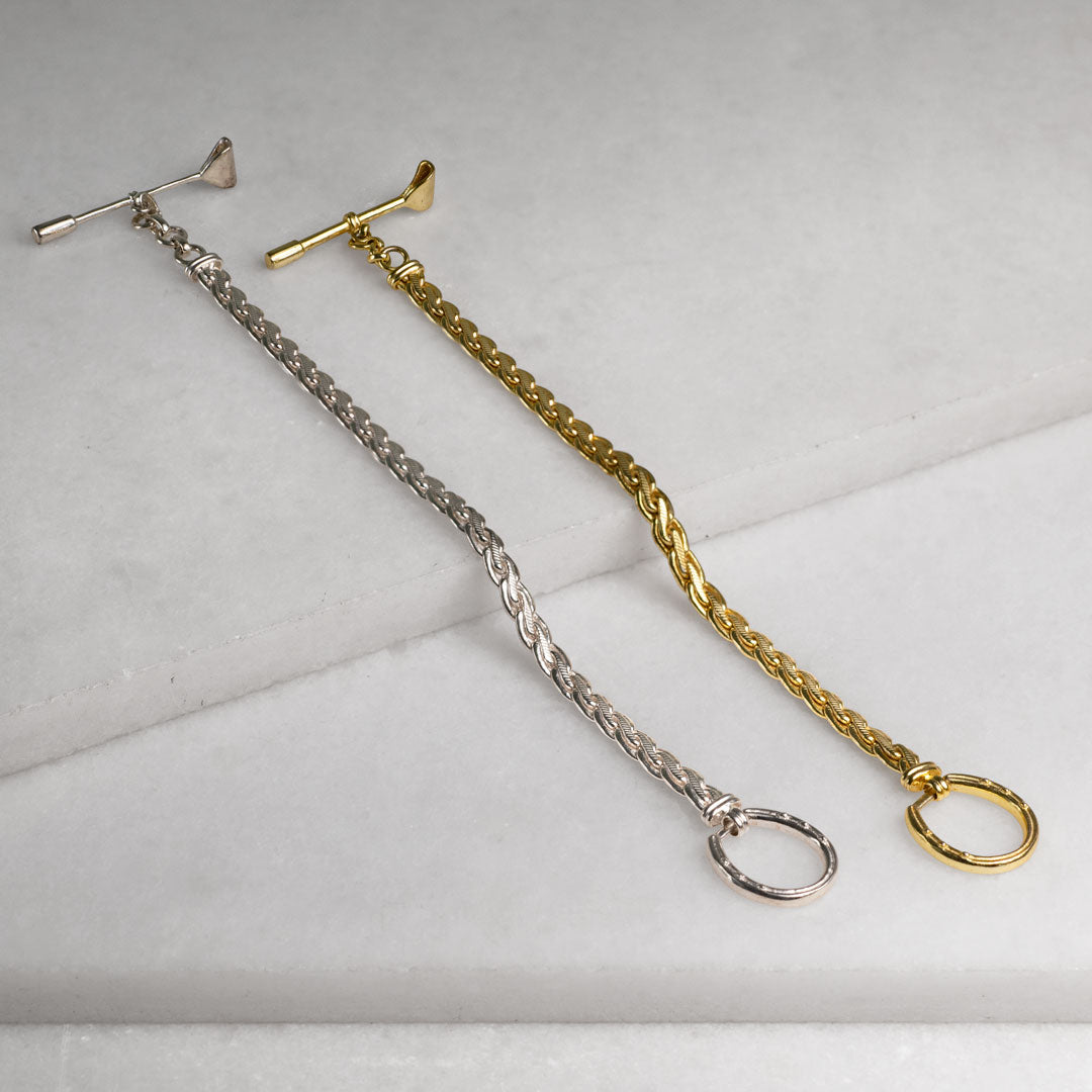 Luxe Horseshoe Clasp Bracelet in Gold
