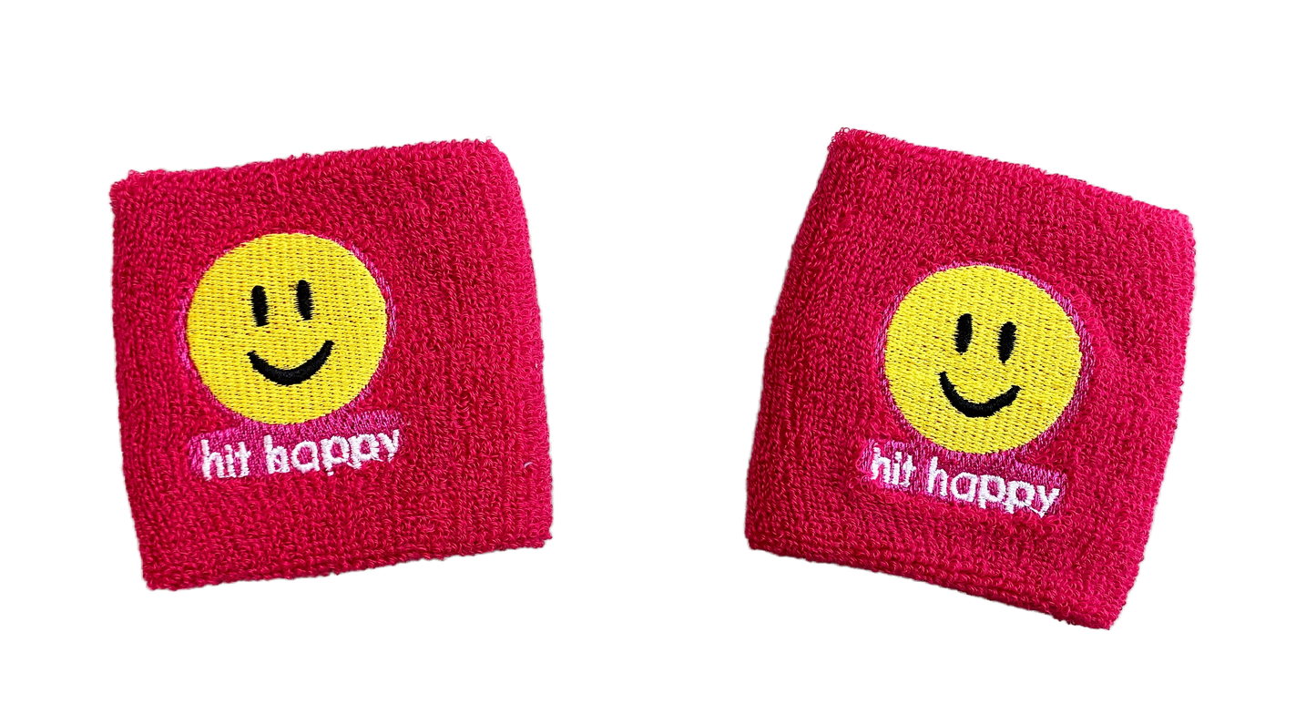 Hit Happy Tennis Wristbands