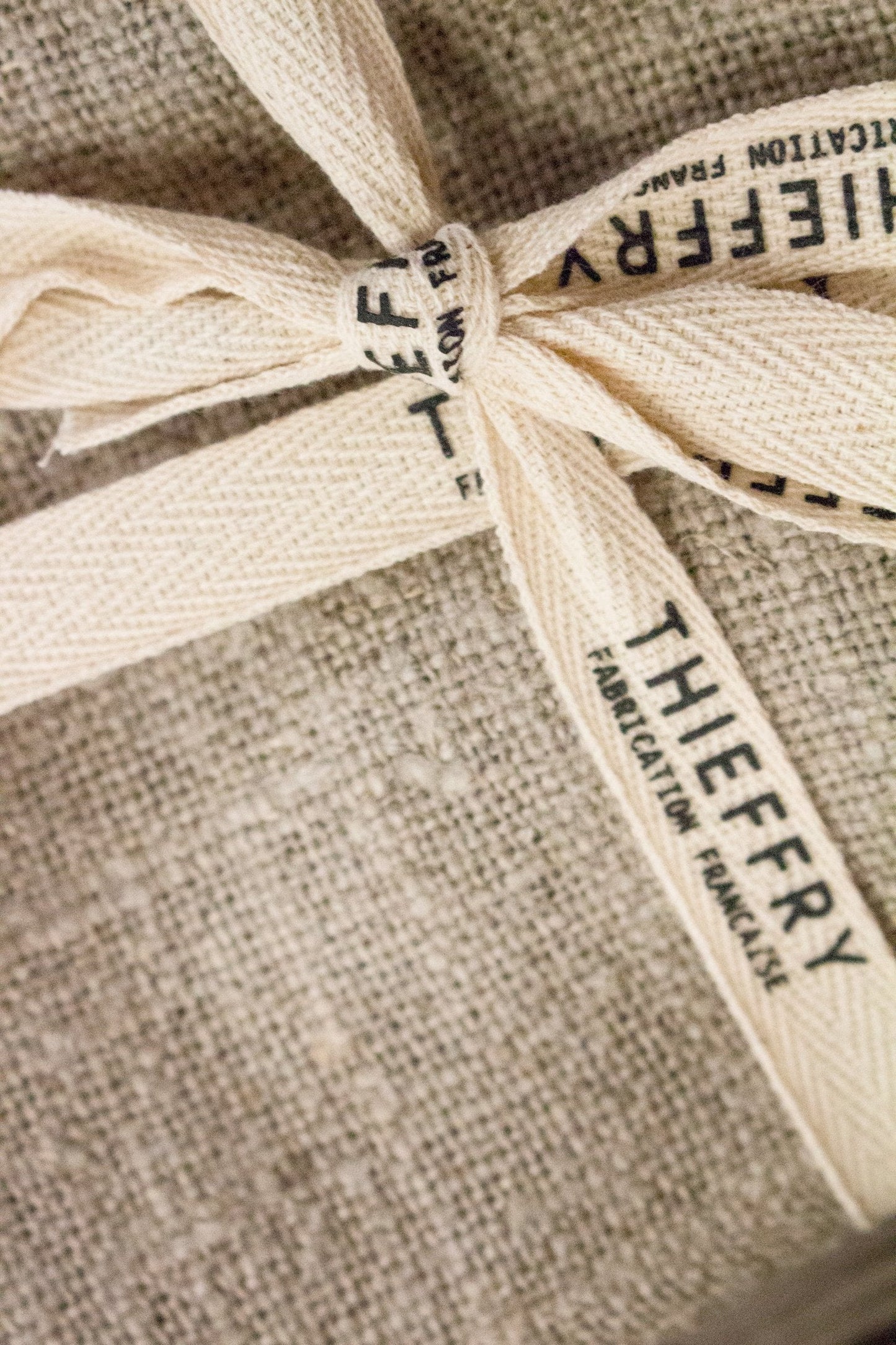 Thieffry Belgian Linen Dishtowels, Raw Natural, Set of 2