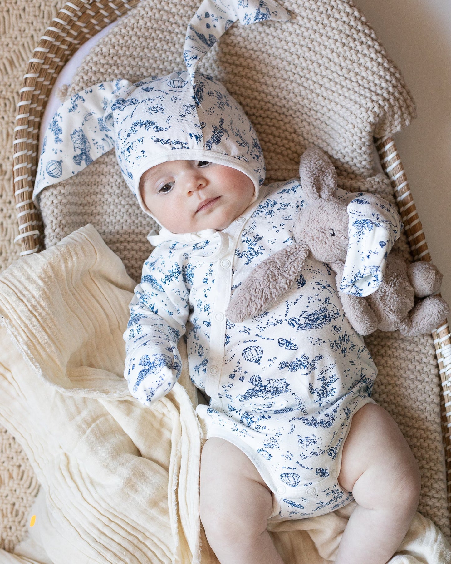 the jannie wrap bodysuit {storytime toile} (FRENCH WINK)