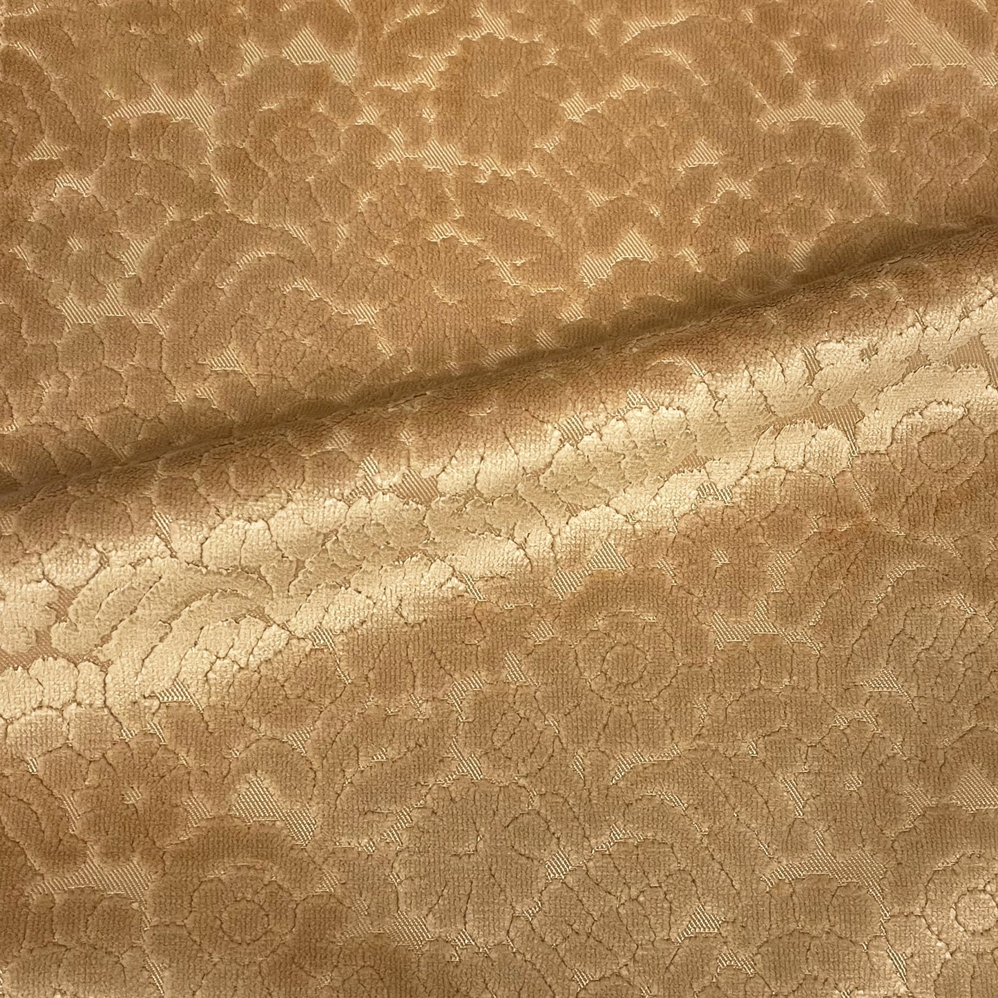 ELEANOR - BOTANICAL FLAIR CUT VELVET UPHOLSTERY FABRIC BY THE YARD