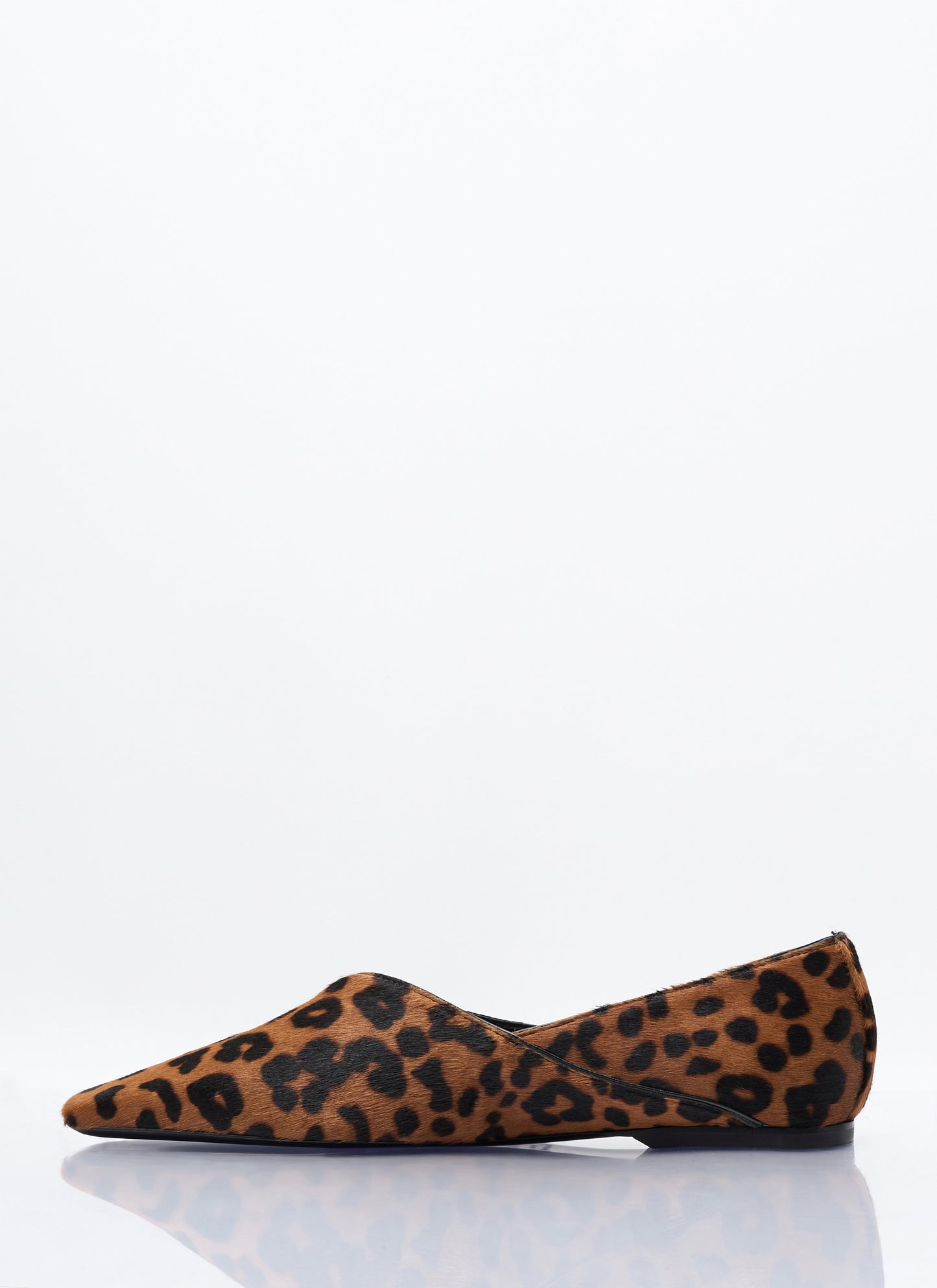 Toteme The Everyday Leopard Pony Hair Flats