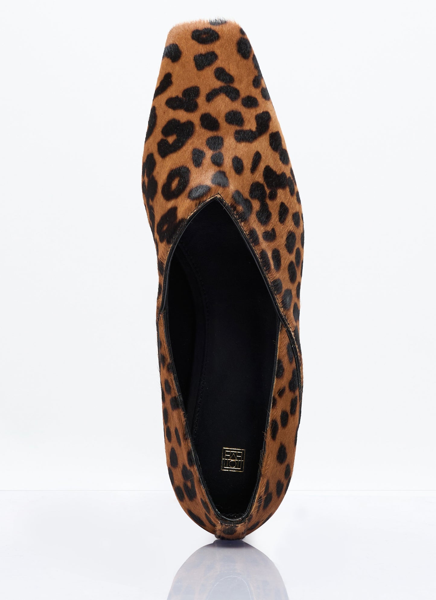 Toteme The Everyday Leopard Pony Hair Flats