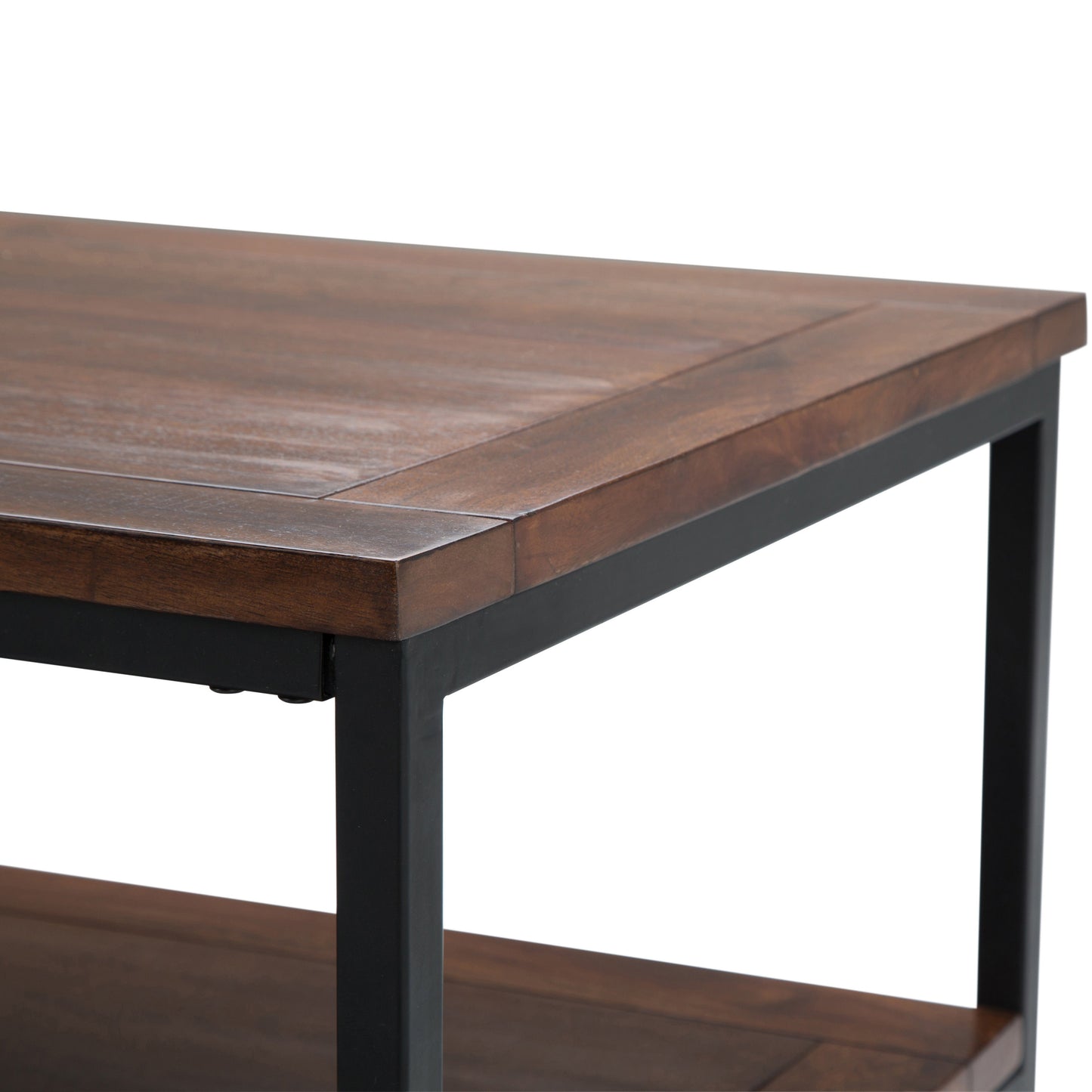 Sporting Estate Mango Wood & Steel Coffee Table