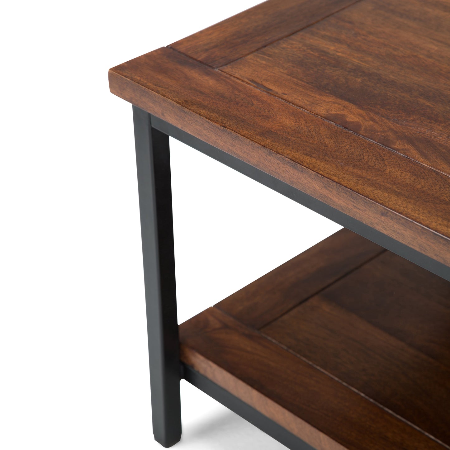Sporting Estate Mango Wood & Steel Coffee Table