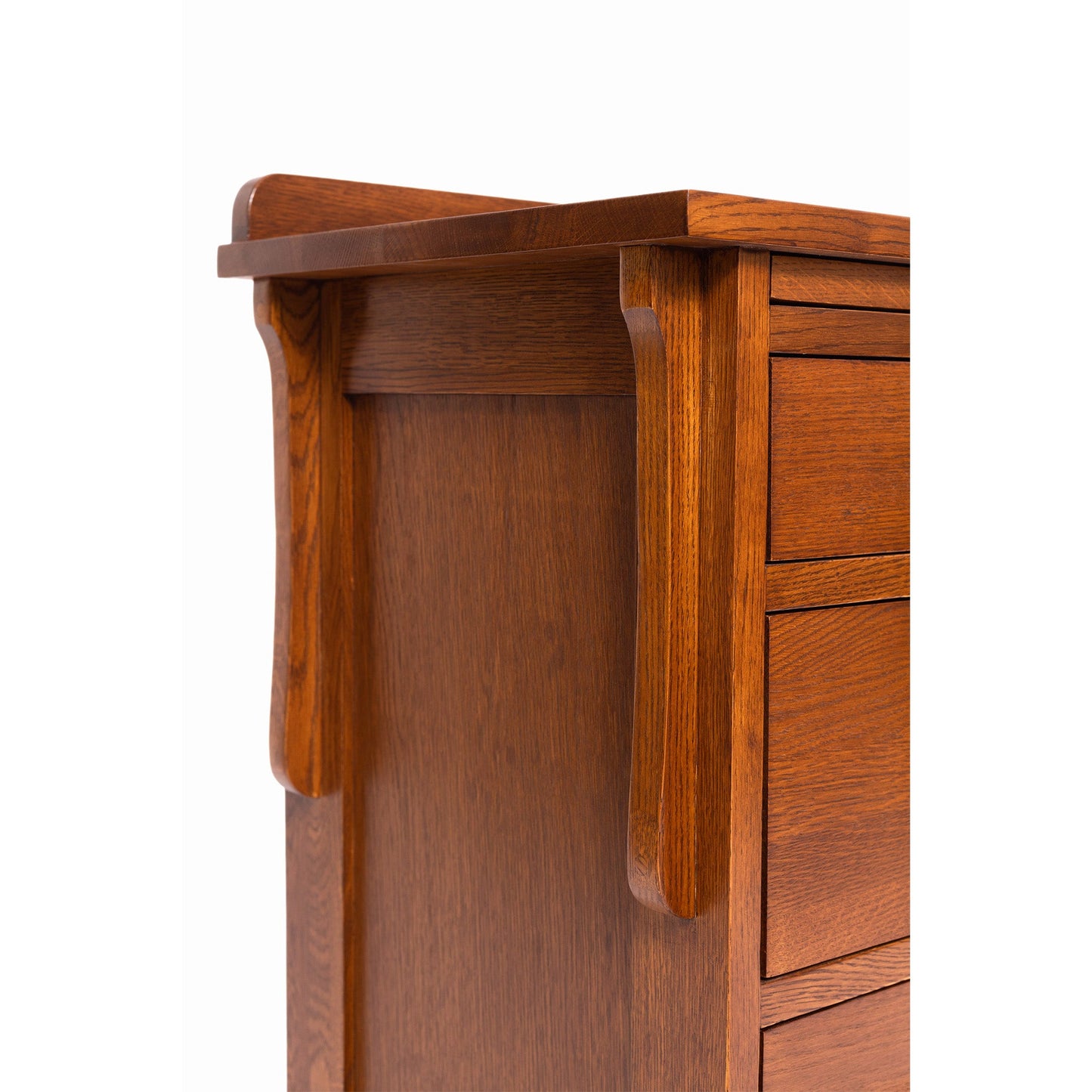 Crofter Oak 3-Drawer Writing Table – Michael Cherry
