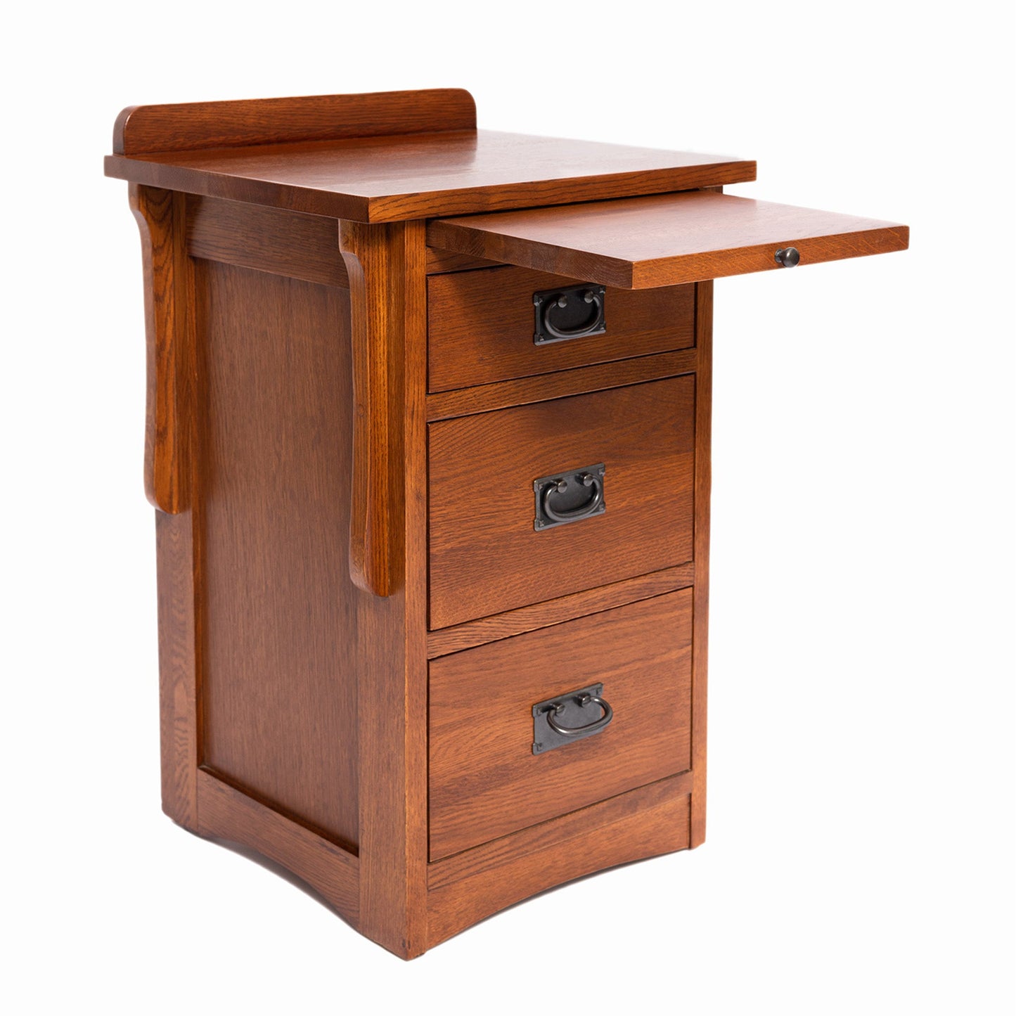 Crofter Oak 3-Drawer Writing Table – Michael Cherry