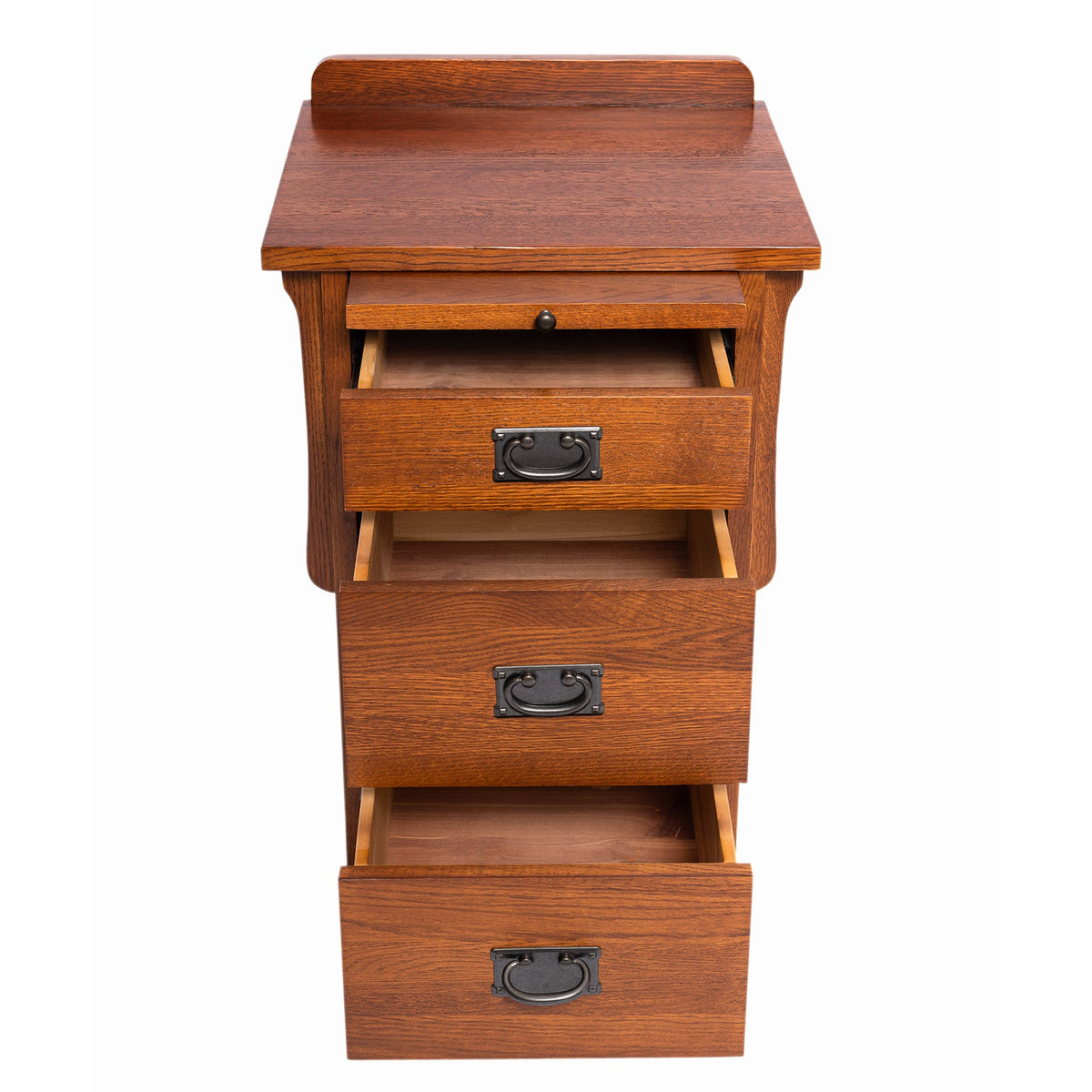 Crofter Oak 3-Drawer Writing Table – Michael Cherry