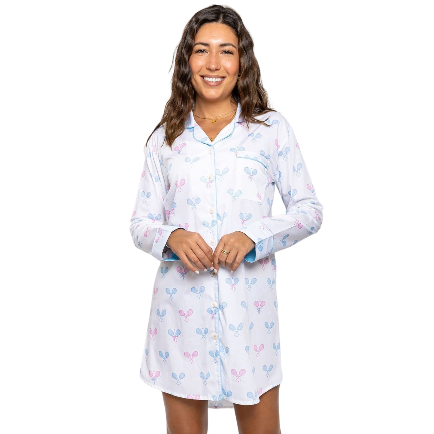 Women's Tennis Bows Night Shirt
