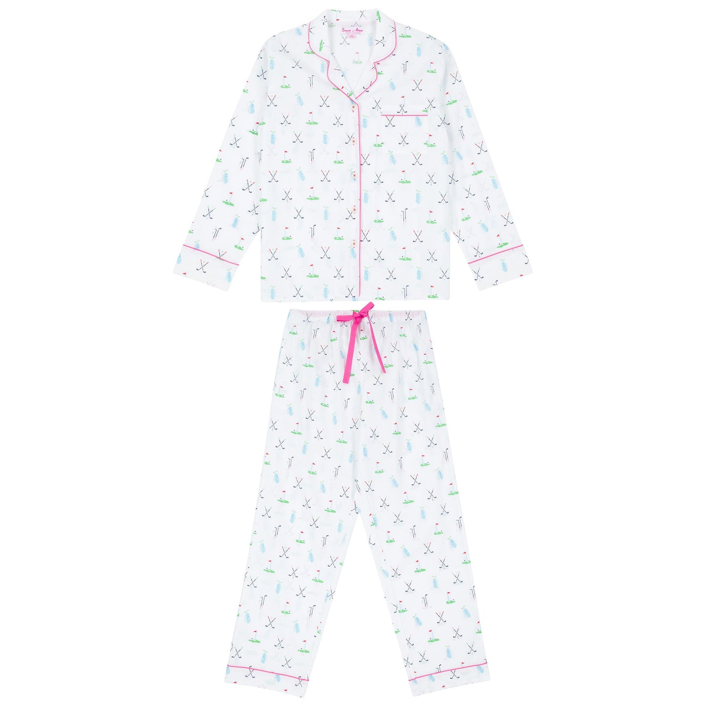Women's Golf Long PJ Set