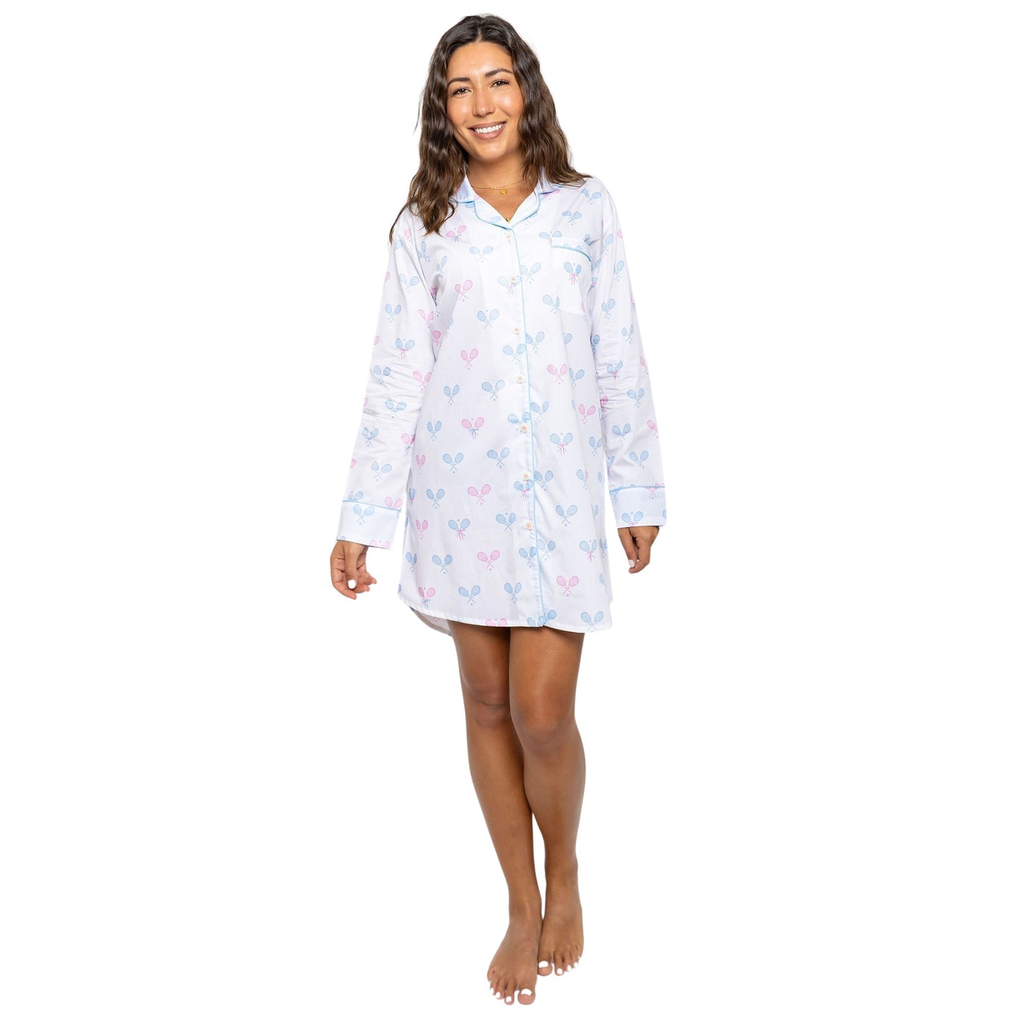 Women's Tennis Bows Night Shirt