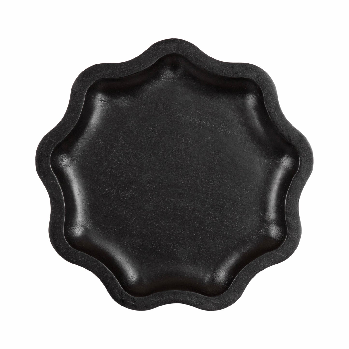 Alezar Scallop Wood Drink Table